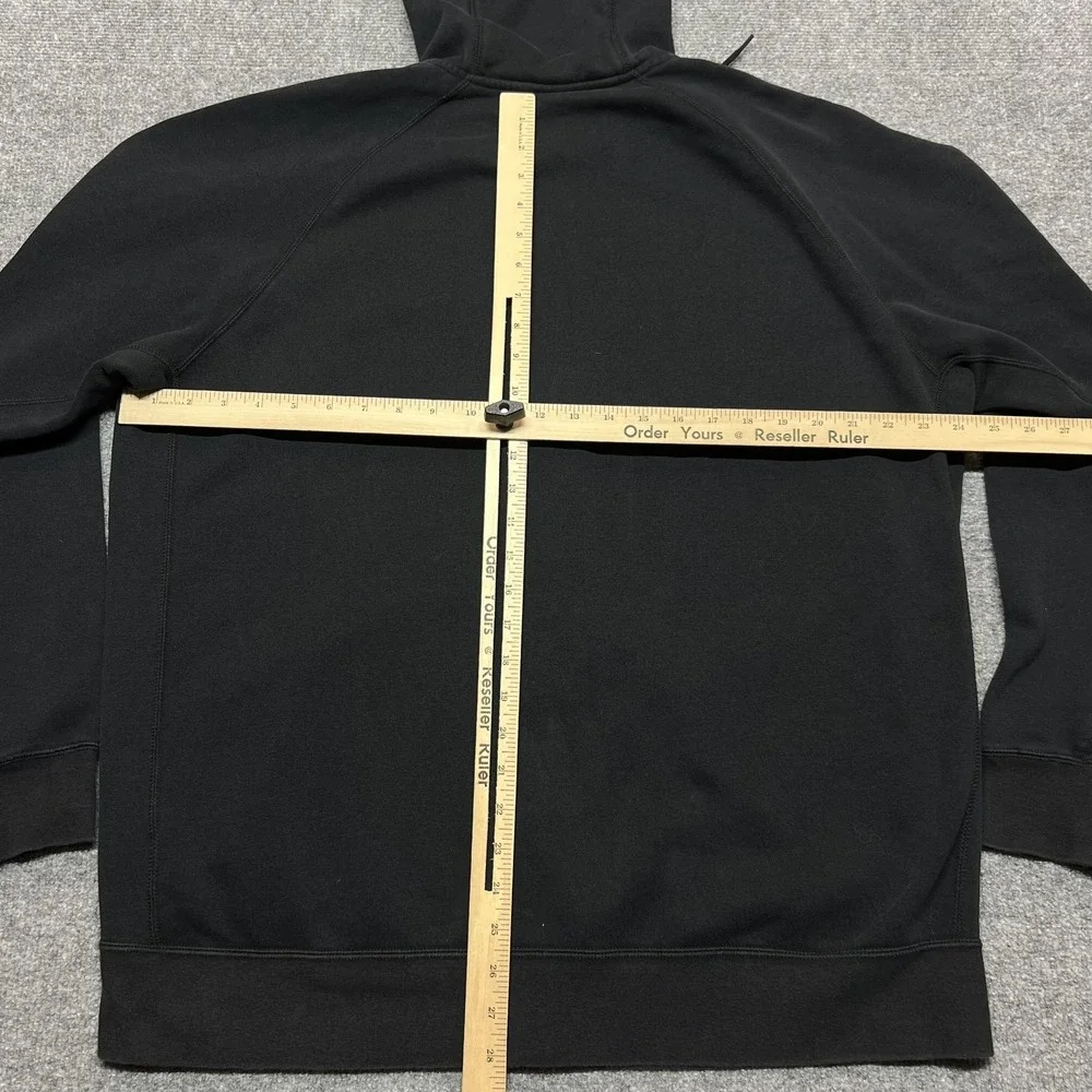 Jordan Hoodie Mens 2XL Black Full Zip Fleece Sweatshirt Jumpman Chest Logo